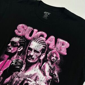 UFC Exclusive Black T Shirt Men's XL Sugar Sean OMalley Distressed Graphic Print
